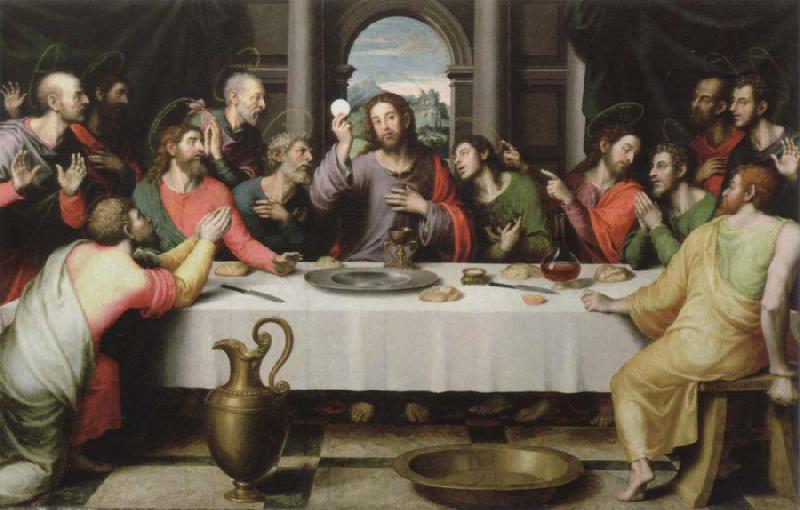 Juan de Juanes the last supper oil painting picture